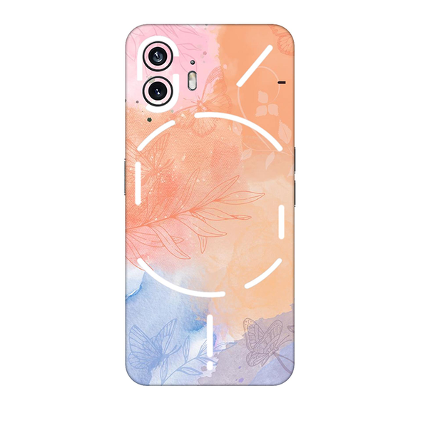 Nothing Phone Series Peachy Teel Blue Mobile Skin