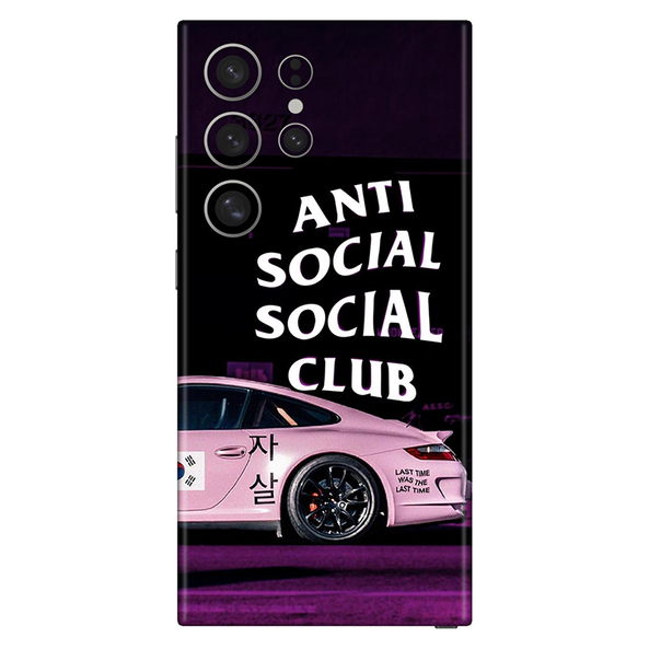 Samsung S23 Series Anti social club Mobile Skin