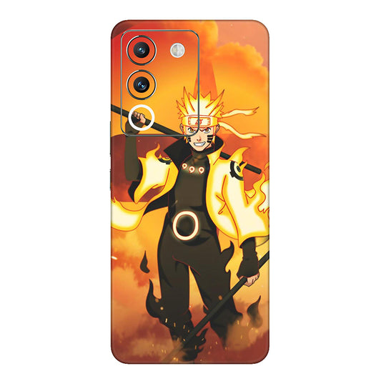 Vivo Y series Naruto Nine Tails Chakra Mobile Skin