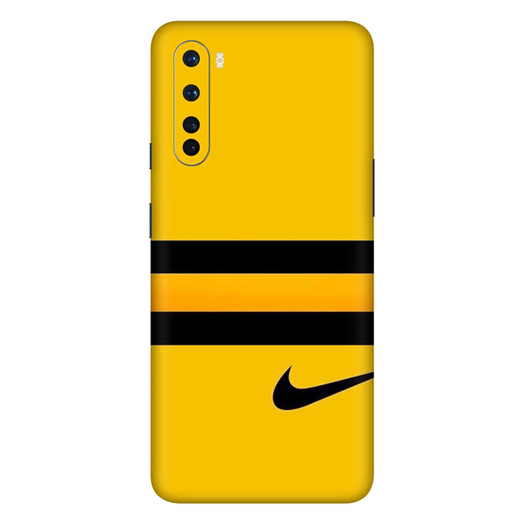 oneplus nord Sereis  Nike Yellow Mobile Skin