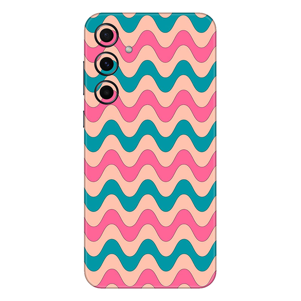 Samsung A Series Pink Blue Retro Waves Mobile Skin