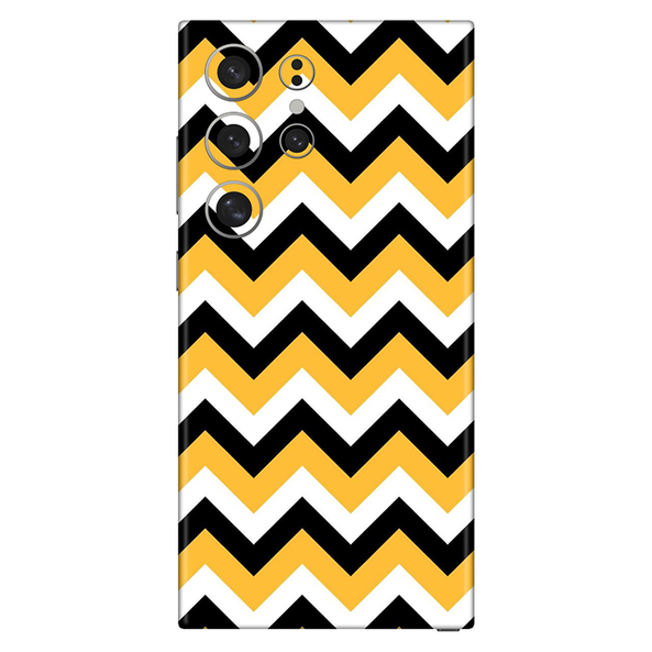 Yellow Strips Mobile Cover