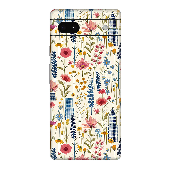 Google Pixel  6 Series Pink Floral City Mobile Skin