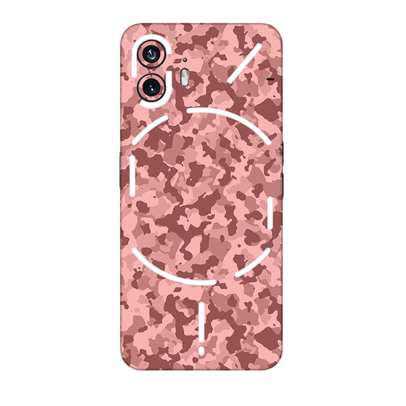 Nothing Series Pink Camouflage Mobile Skin