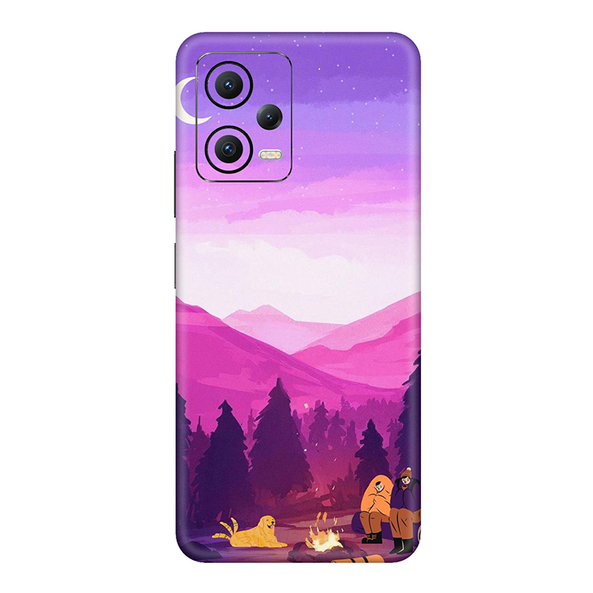 Poco X5 Series Pink Sky Aesthetic Mobile Skin