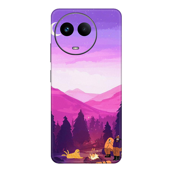 realme C Series Pink Sky Aesthetic Mobile Skin