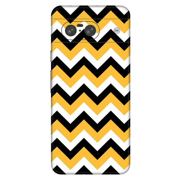 Purple Marble Mobile Cover Yellow Strips Mobile Cover