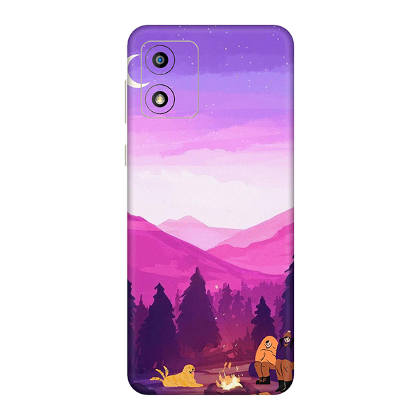 Motorola E Series Pink Sky Aesthetic Mobile Skin