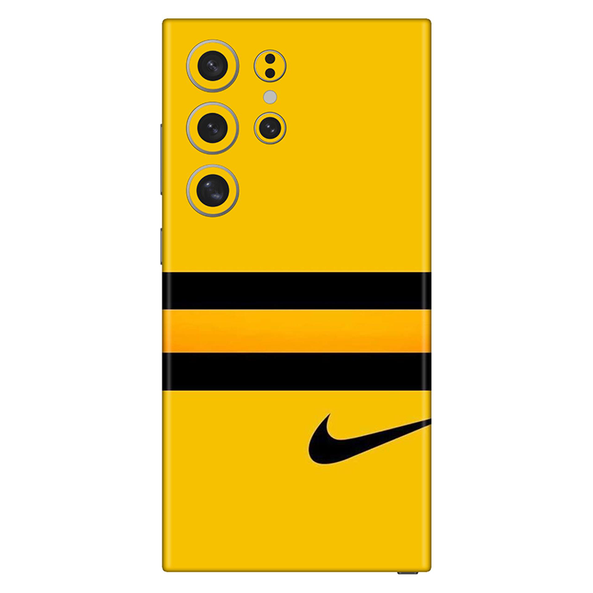 Samsung galaxy s22 Series  Nike Yellow Mobile Skin