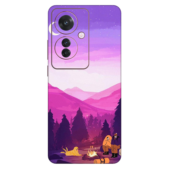 Oppo F Series Pink Sky Aesthetic Mobile Skin