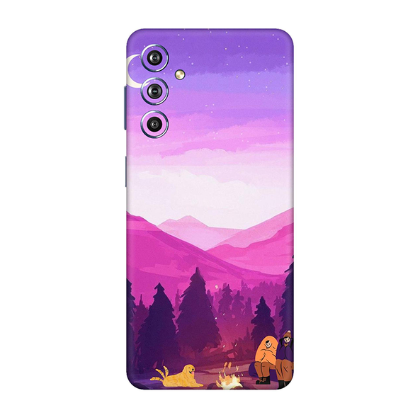 Samsung F Series Pink Sky Aesthetic Mobile Skin