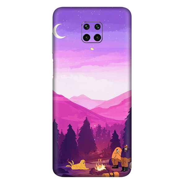 Xiaomi Redmi 9 Purple Marble Mobile Cover