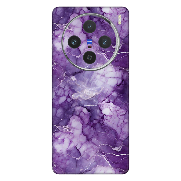 Vivo X series Purple Marble Mobile Cover