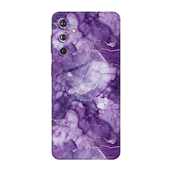 Samsung F Series Purple Marble Mobile Cover