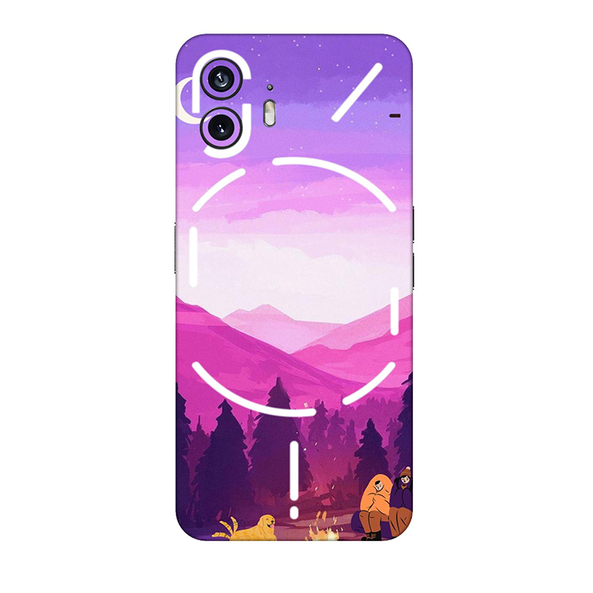 Nothing Series Pink Sky Aesthetic Mobile Skin