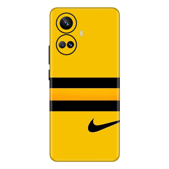 realme 10 Series Nike Yellow Mobile Skin