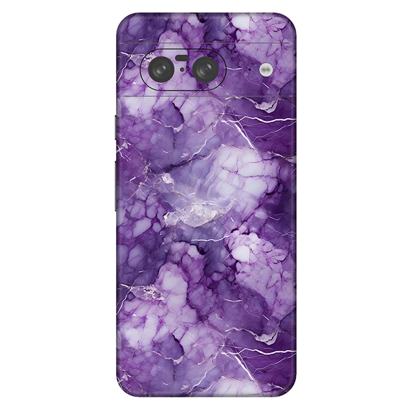 Google Pixel 8 Series  Purple Marble Mobile Cover