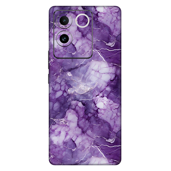 Vivo T Series Purple Marble Mobile Cover