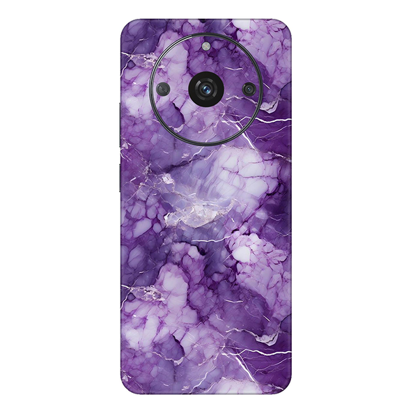 Realme Narzo Series Purple Marble Mobile Cover