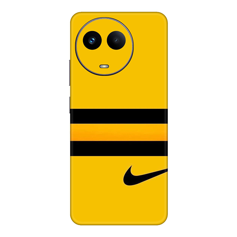 realme C Series Nike Yellow Mobile Skinv