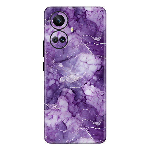 realme 10 Series Purple Marble Mobile Cover