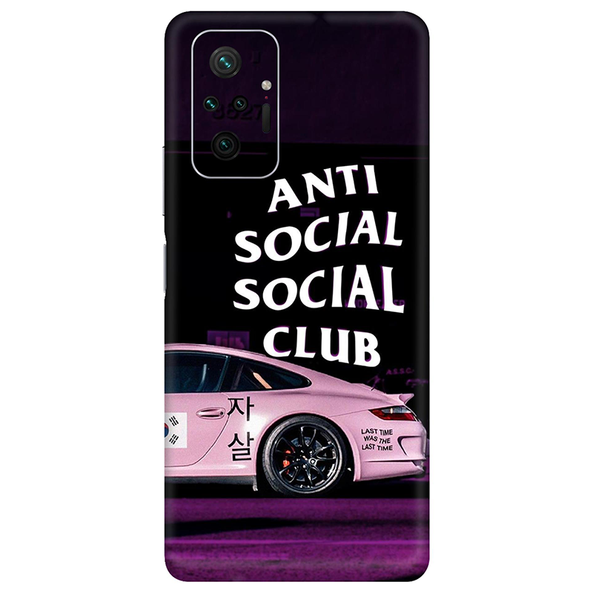 Xiaomi Redmi Note 10 Series Anti social club Mobile Skin