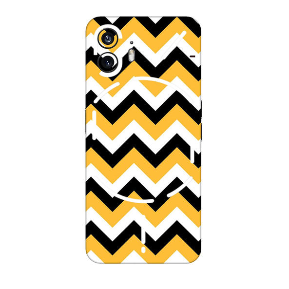 Nothing Series Yellow Strips Mobile Cover