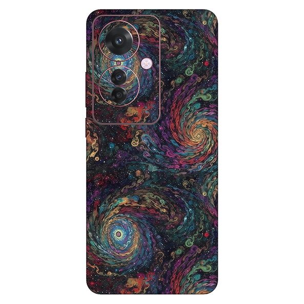 Oppo F Series Rainbow Galaxy Mobile Skin