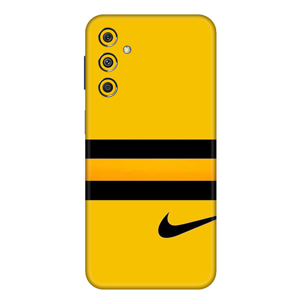 Samsung M Series Nike Yellow Mobile Skin