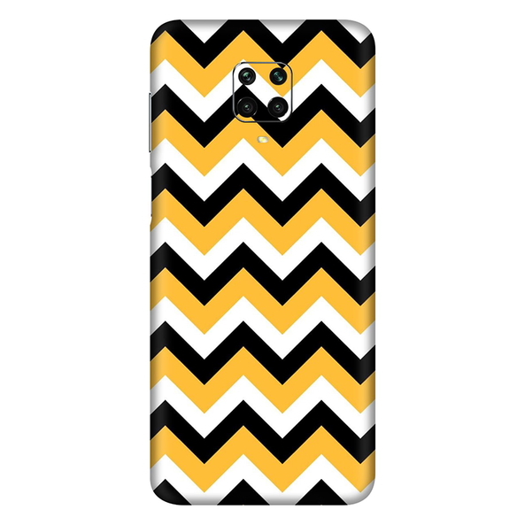 Xiaomi Redmi 9 Yellow Strips Mobile Cover