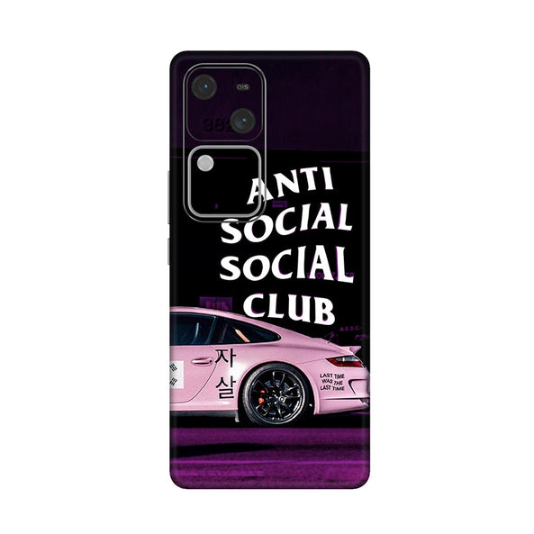 Vivo V Series Anti social club Mobile Skin