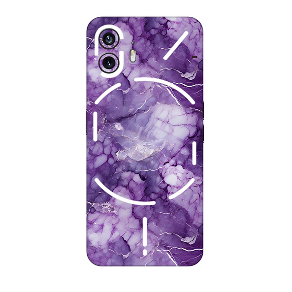 Nothing Series Purple Marble Mobile Cover