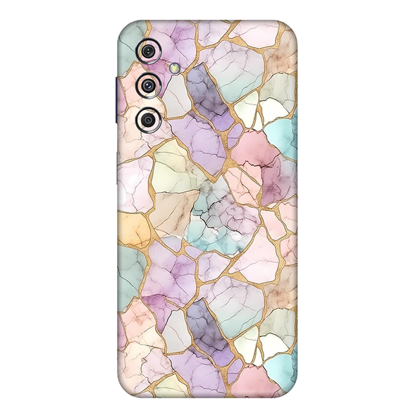 Samsung M Series  Rainbow Marble Mobile Skin