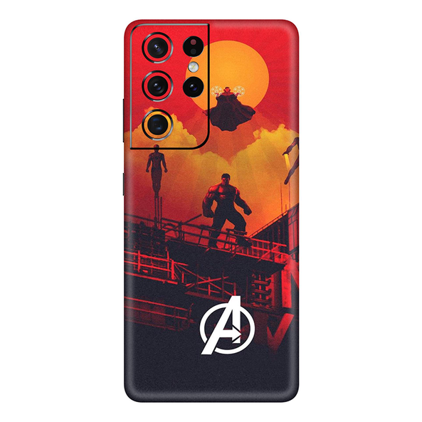 Samsung Galaxy S21 Series Avengers  Mobile Skin Red