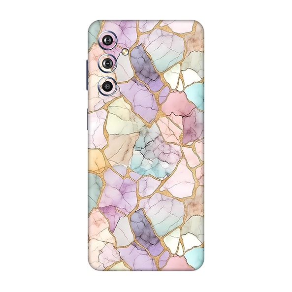 Samsung F Series Rainbow Marble Mobile Skin