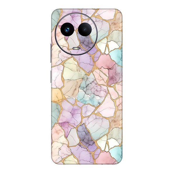 realme 11 Series Rainbow Marble Mobile Skin