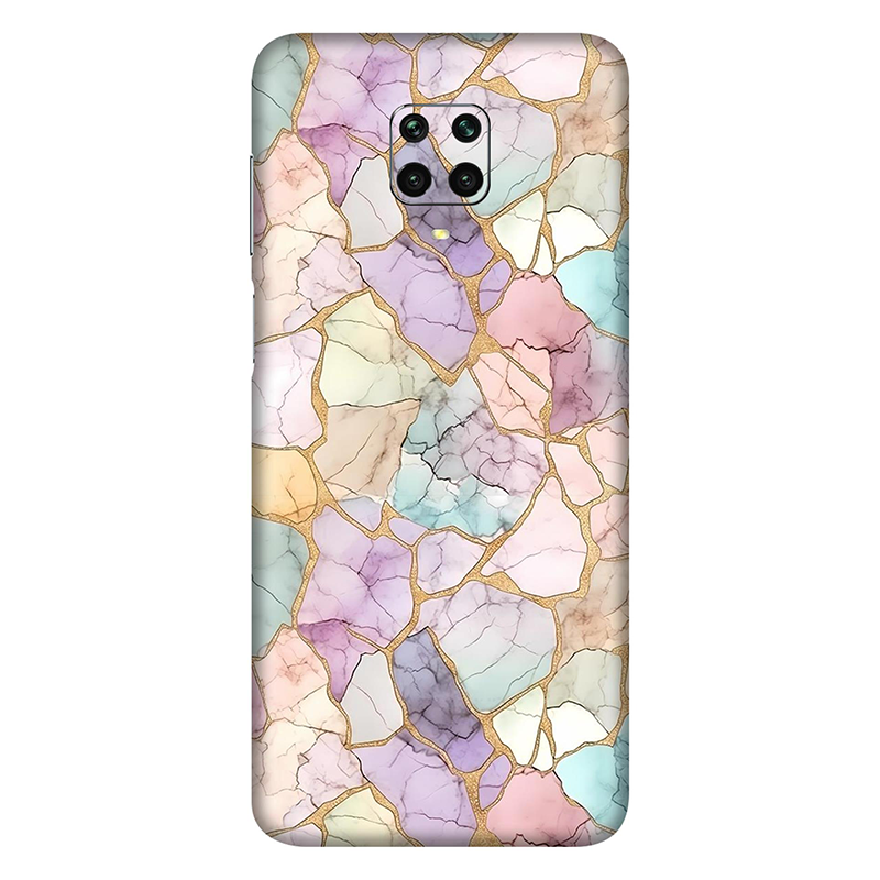 Xiaomi Redmi 9 Rainbow Marble Mobile Skin