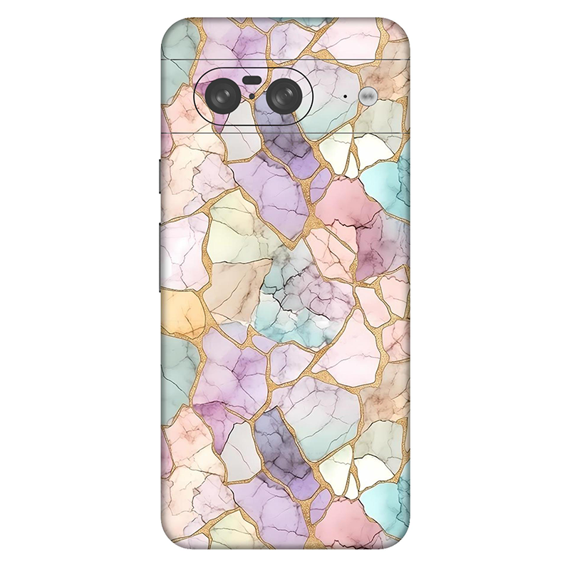 Google Pixel 8 Series  Rainbow Marble Mobile Skin