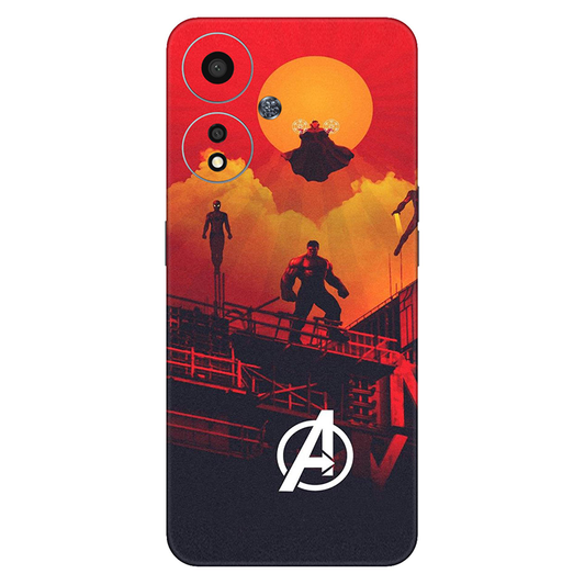 Oppo A Series Avengers Mobile Skin Red