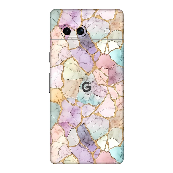 Google Pixel 7 Series Rainbow Marble Mobile Skin