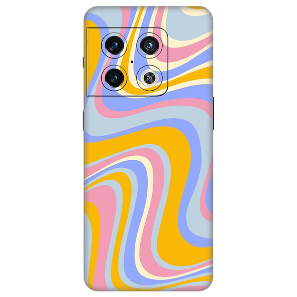 Oneplus 10 Series  Rainbow Yellow Swirl Mobile Skin