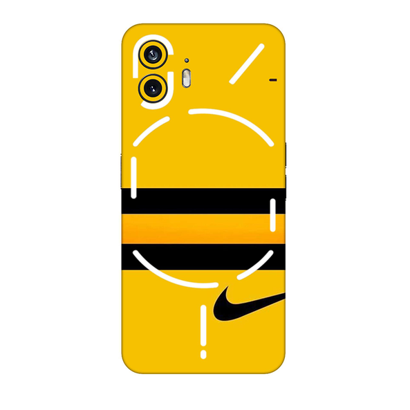 Nothing Phone Nike Yellow Mobile Skin