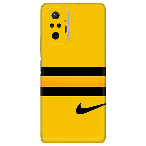 Xiaomi Redmi Note 10 Series Nike Yellow Mobile Skin