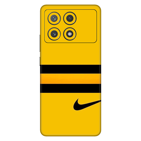 Poco X6 Series Nike Yellow Mobile Skin