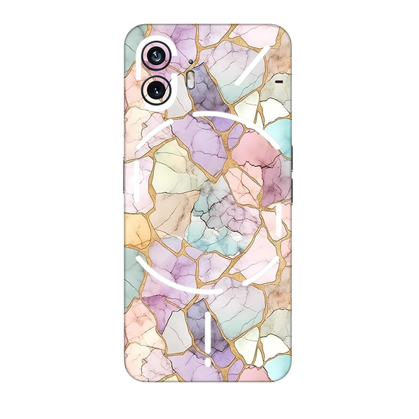 Nothing Series Rainbow Marble Mobile Skin