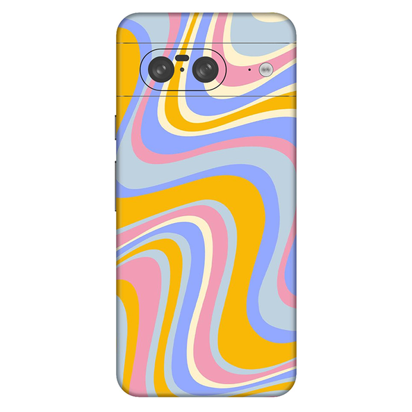 Google Pixel 8 Series  Rainbow Yellow Swirl Mobile Skin