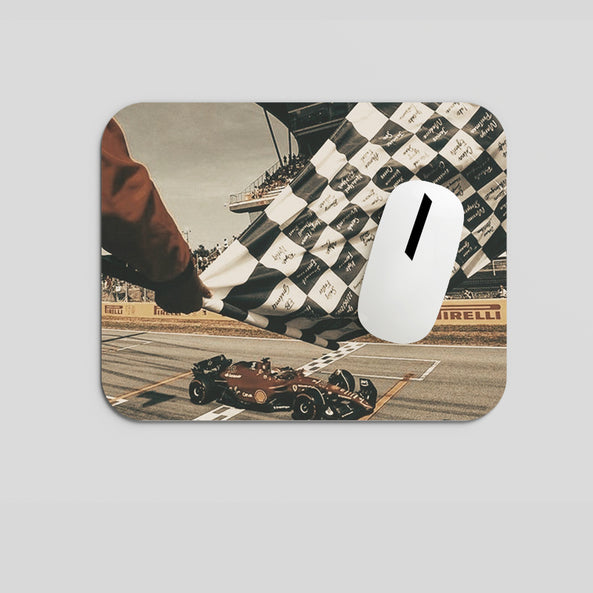Red Racing Car Gaming Mousepad