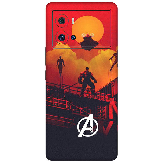 IQoo 9 Series Avengers Mobile Skin Red