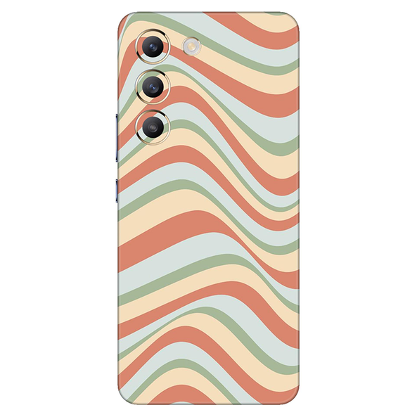 Vivo Y series Retro Blue Swirl Mobile Skin