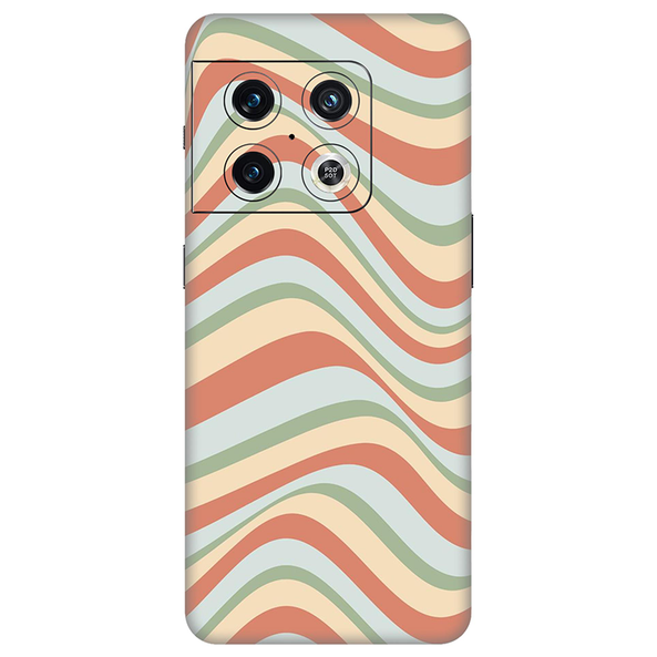 Oneplus 10 Series  Retro Blue Swirl Mobile Skin